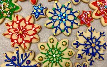 五颜六色花花绿绿都不在怕的圣诞节饼干