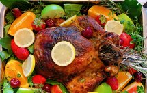 圣诞感恩节必备黄油烤火鸡（鸡也