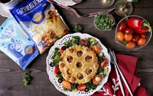 圣诞狂欢趴--香浓芝士花环派