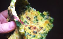 老年菜谱～摊韭菜饼