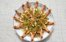 蒜蓉粉丝蒸开边虾——年夜饭，摆盘极好看