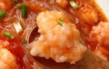 ㊙️番茄虾滑粉丝汤|Q弹嫩滑汤鲜味美