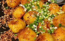 恩施小土豆|香煎土豆有小吃摊那味儿了！