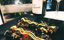 深夜食堂——日式下酒菜——纳豆芝士海苔卷