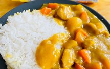 不吐骨头的咖喱鸡腿饭