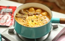 咖喱肥牛芝士锅