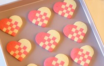 情人节限定✔红心格子饼干