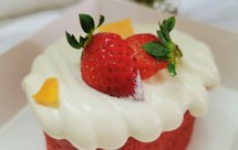 免烤箱❗️情人节三层摩卡红酒果冻蛋糕～健康甜