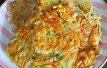 小吃糕点-蔬菜鸡蛋饼