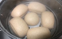 给爸妈做的健康全麦馒头—高血糖、减肥的宝宝们都可以放心吃（一次性发酵）