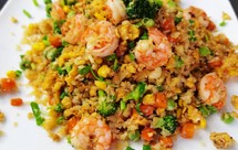 欧阳娜娜同款减肥餐“无米炒饭”