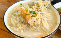 竹笋海鲜燕麦减肥粥