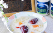 美容养颜木瓜牛奶银耳羹