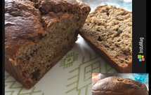 素食无油减糖美容纤体—香蕉红枣杏仁&苹果酱 蛋糕