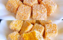 巨简单的奶香南瓜糕，适合秋天吃的小零食，甜甜糯糯入口即化，小宝宝也能吃