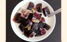 菊花雪梨罗汉果（白凉粉凉茶冻）