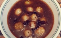 【姜枣蜜红豆芋艿羹】