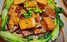 补血神器家常鸭血豆腐煲