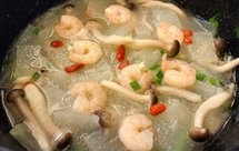 清热解暑冬瓜虾仁汤