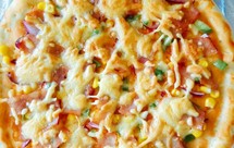 儿童版培根披萨