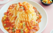 酸酸甜甜儿童版火山土豆泥