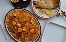 儿童版虾仁炒米粉