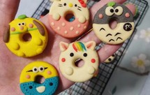 甜甜圈饼干 六一儿童节卡通饼干 手工造型饼干 黄油曲奇饼干