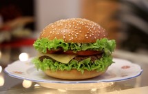 汉堡包(牛肉饼) Hamburger
