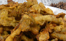 干炸蘑菇的做法，大人小孩都喜欢