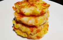 宝宝辅食-蔬菜虾饼