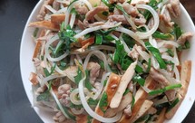 家常菜-豆芽豆干炒肉丝 适合老人孩子