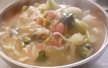 擀面条汤饭（适合老人）