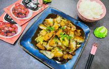 快手五花肉烧白菜