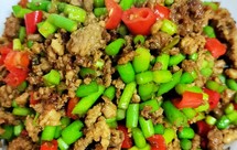 【春天来啦】超级下饭菜蚕豆炒五花肉片