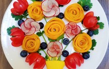 花开富贵（水果拼盘）