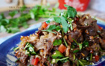 香菜党狂喜的一道快手凉菜｜香菜拌肥牛