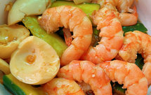 减脂一定要吃的凉拌虾仁黄瓜