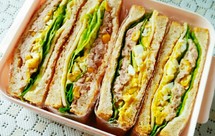 鸡蛋金枪鱼三明治【健身可吃】