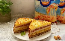 好吃的奶酪三明治