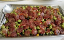 不开火不用油的下饭菜——腊味毛豆