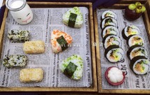 带着中式格调的寿司饭团