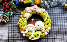 花环曲奇节日活动必备，好看又好吃