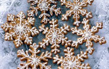 圣诞节雪花姜饼，超好吃老外配方，含无蛋白不打发糖霜做法
