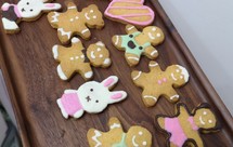 圣诞节的姜饼人饼干