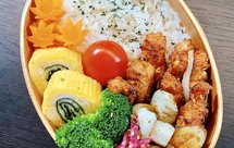 高中生的午餐便当-椒盐排条