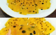 Q弹好吃又养颜的百香果果冻