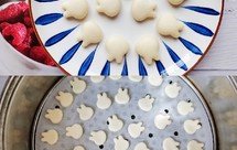 奶香味十足的小白兔卡通馒头‼️宝宝一口一个