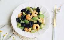 低盐健康菜～丝瓜木耳炒虾仁