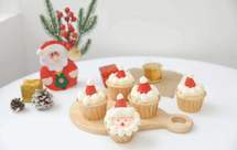 圣诞老人杯子蛋糕