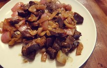 牛排老人吃不惯，家常版快手菜黑胡椒牛肉粒伺候